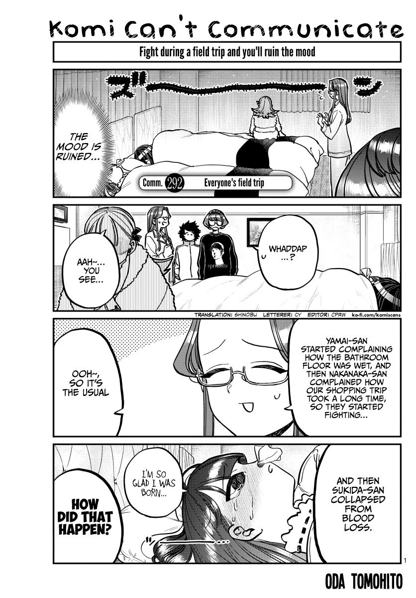 Komi Can't Communicate Chap 292 - Next Chap 293