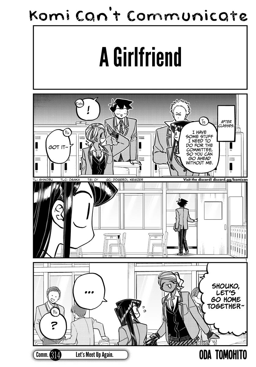 Komi Can't Communicate Chap 314 - Next Chap 315