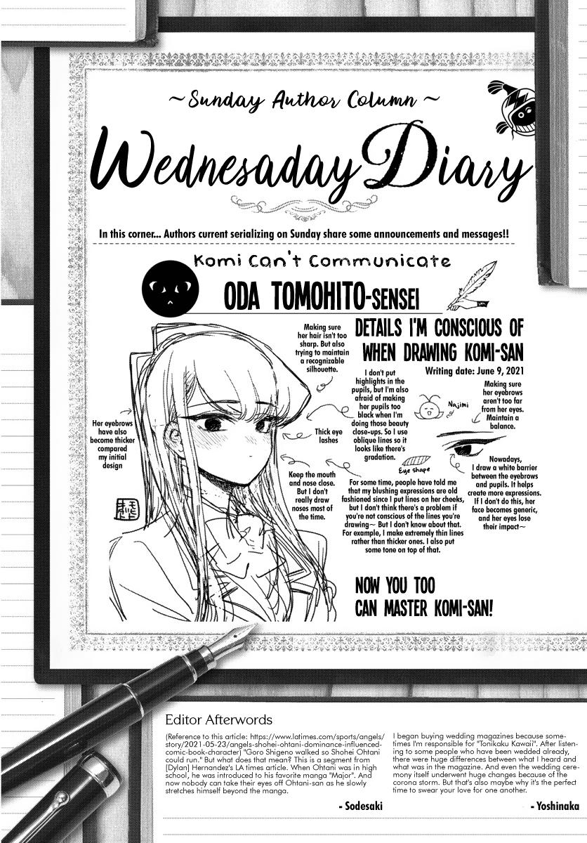 Komi Can't Communicate Chap 312 - Next Chap 313
