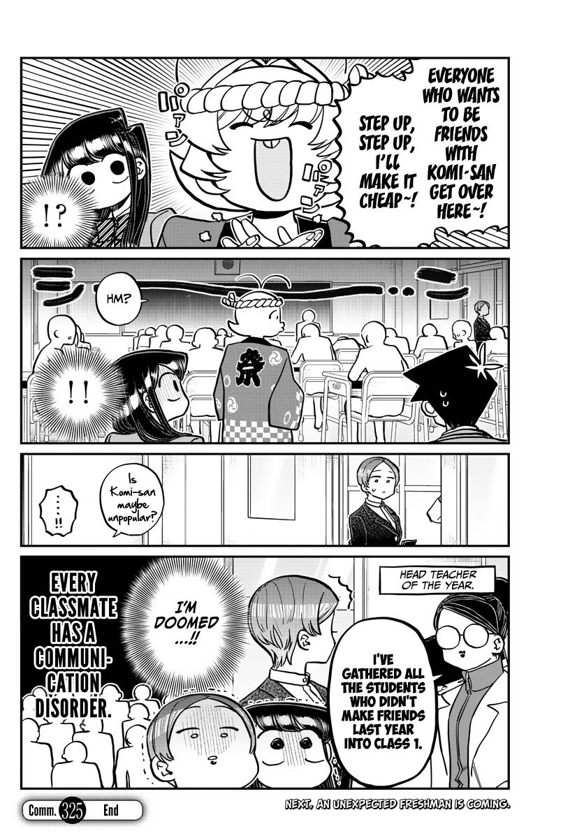 Komi Can't Communicate Chap 325 - Next Chap 326