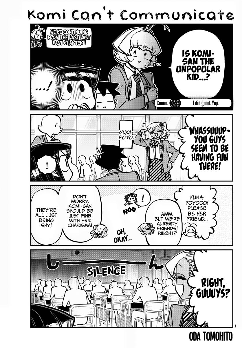 Komi Can't Communicate Chap 329 - Next Chap 330