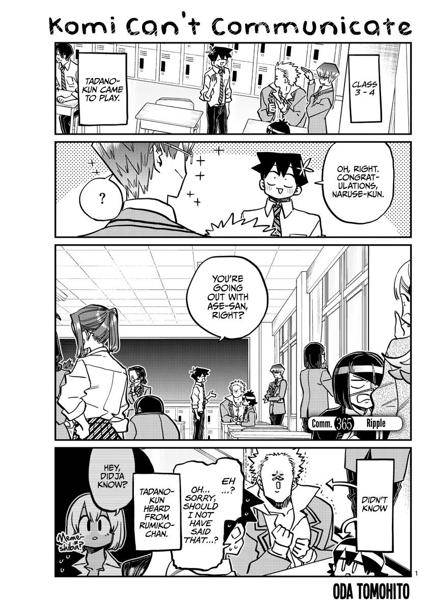 Komi Can't Communicate Chap 365 - Next Chap 366