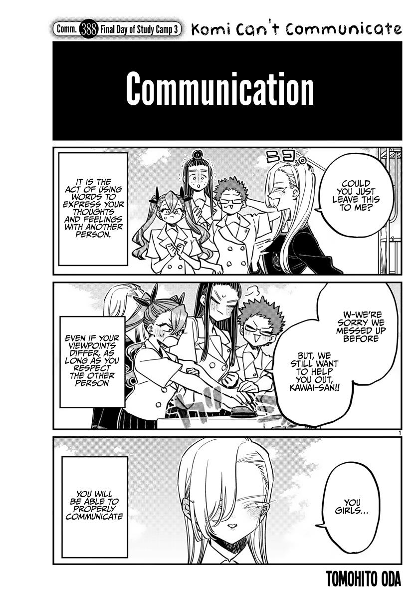 Komi Can't Communicate Chap 388 - Next Chap 389
