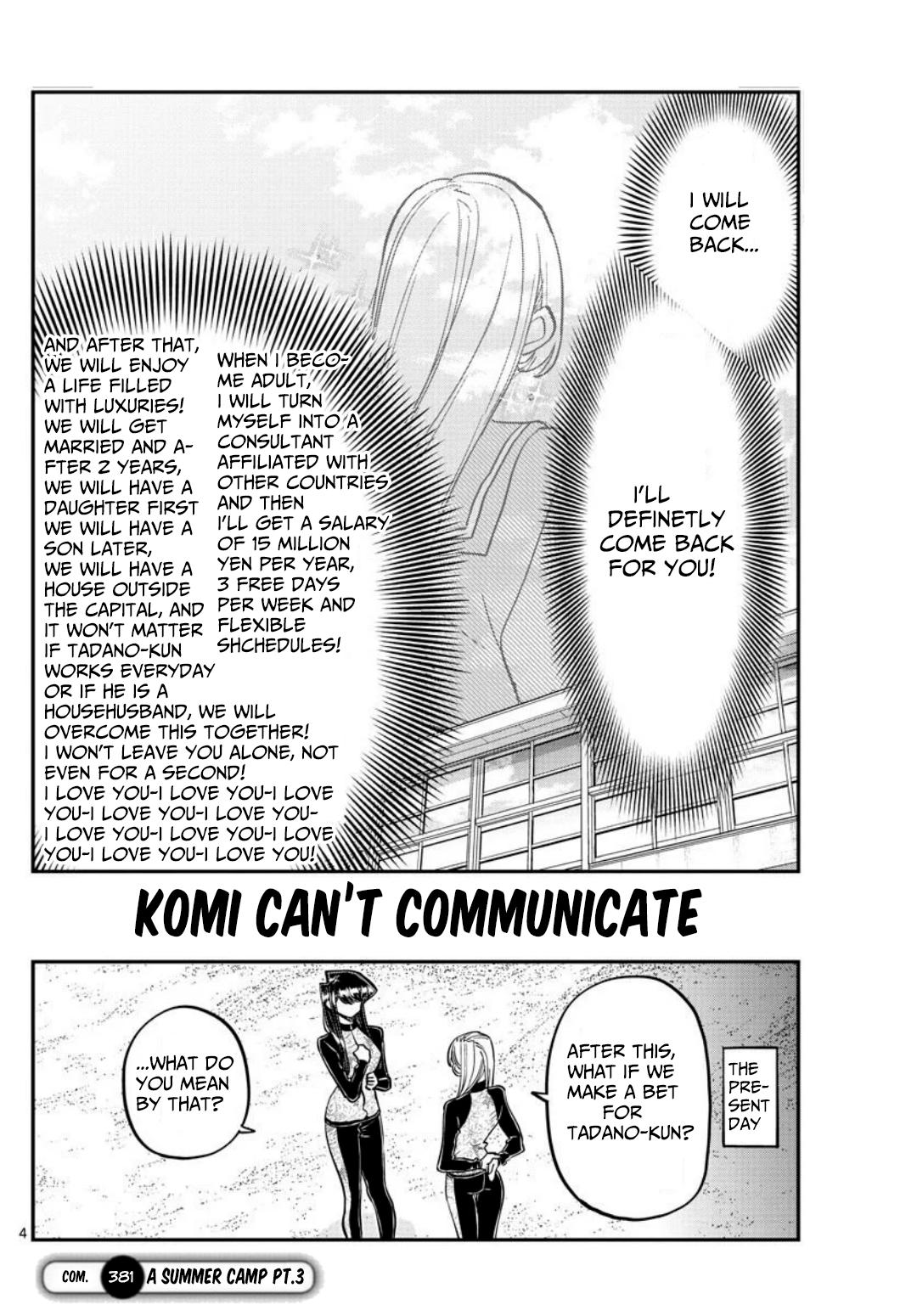 Komi Can't Communicate Chap 381 - Next Chap 382