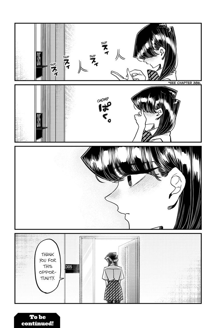Komi Can't Communicate Chap 407 - Next Chap 408