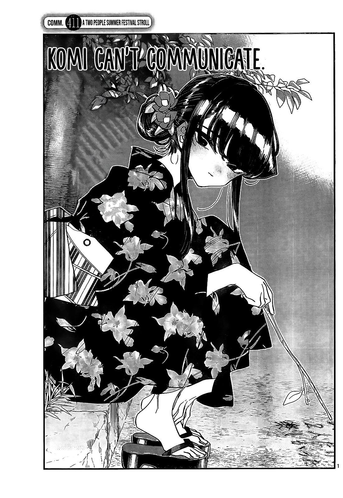 Komi Can't Communicate Chap 411 - Next Chap 412