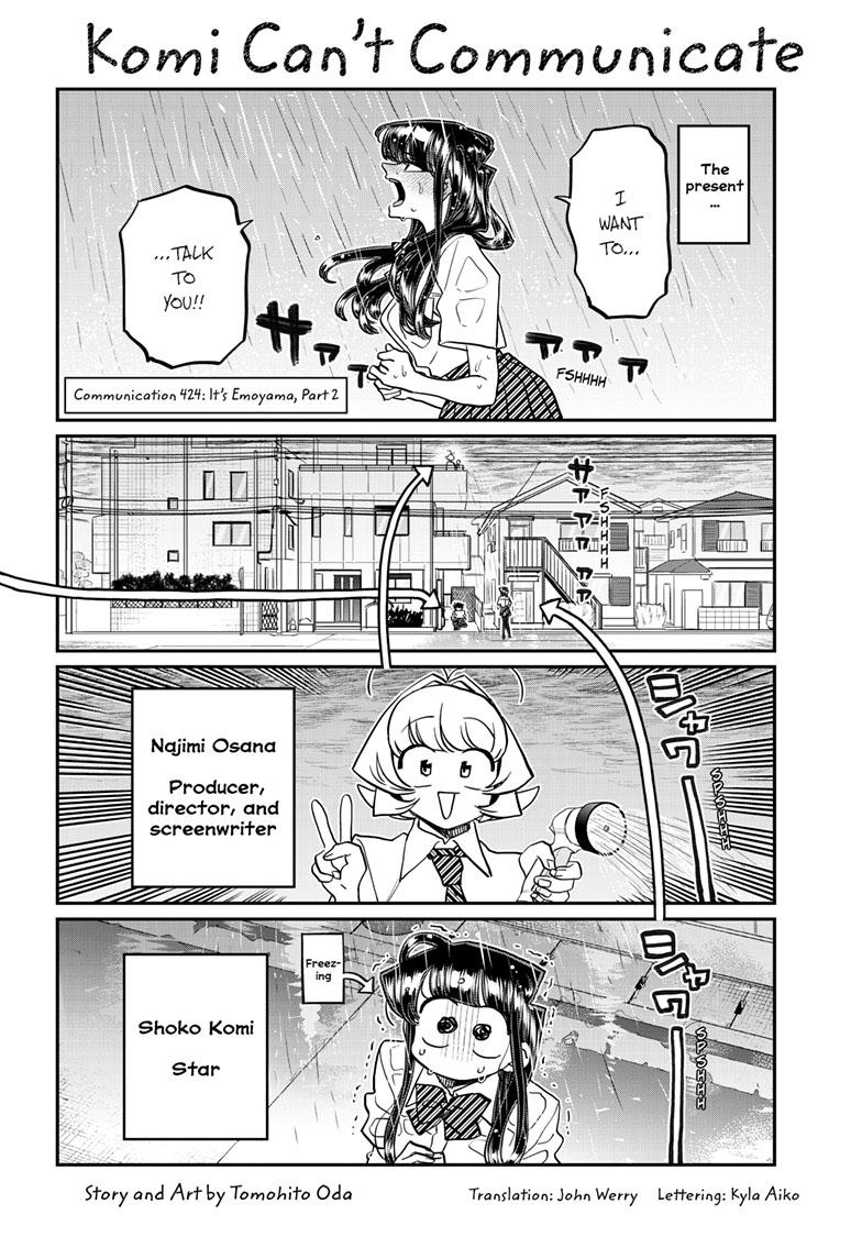 Komi Can't Communicate Chap 424 - Next Chap 425