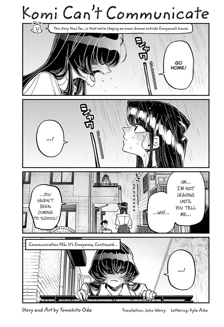 Komi Can't Communicate Chap 426 - Next Chap 427