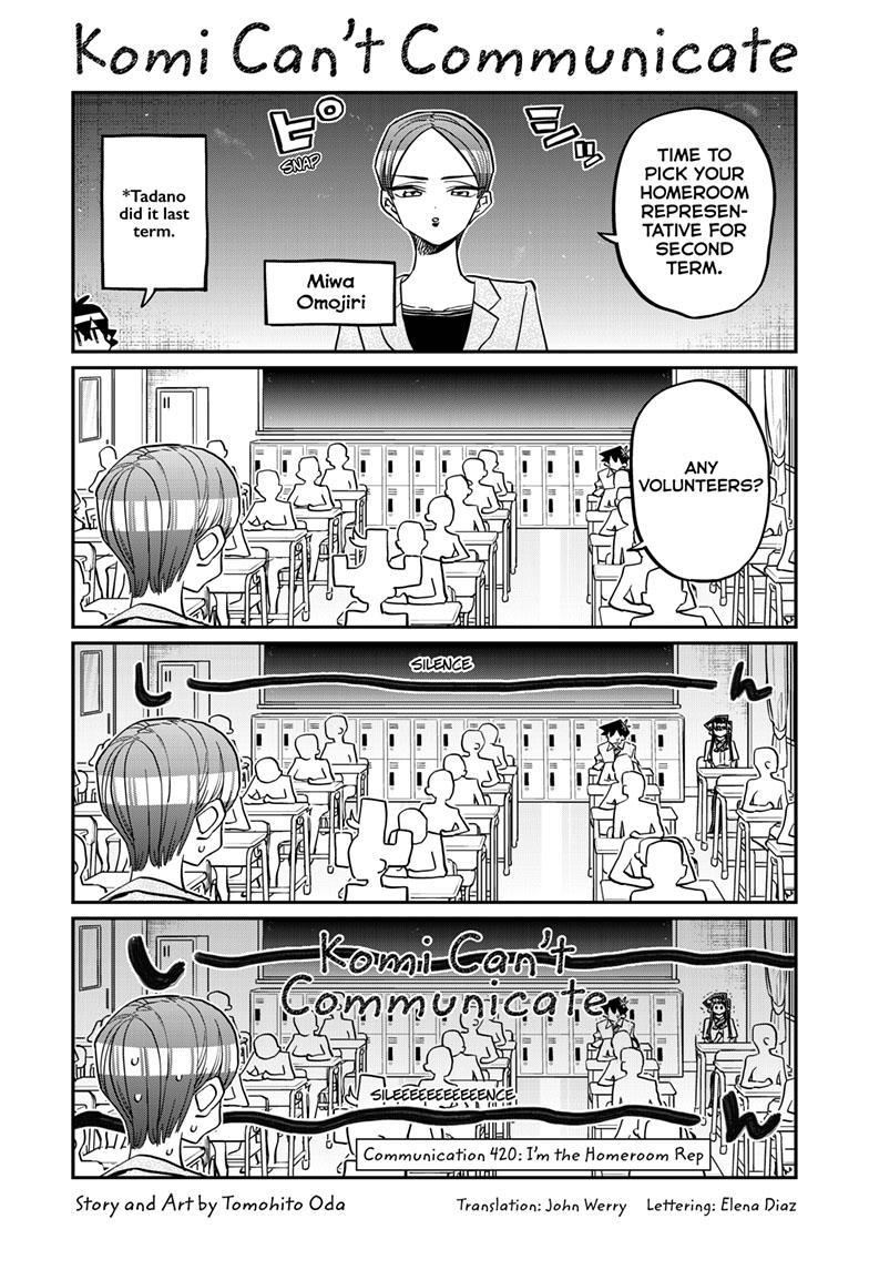 Komi Can't Communicate Chap 420 - Next Chap 421