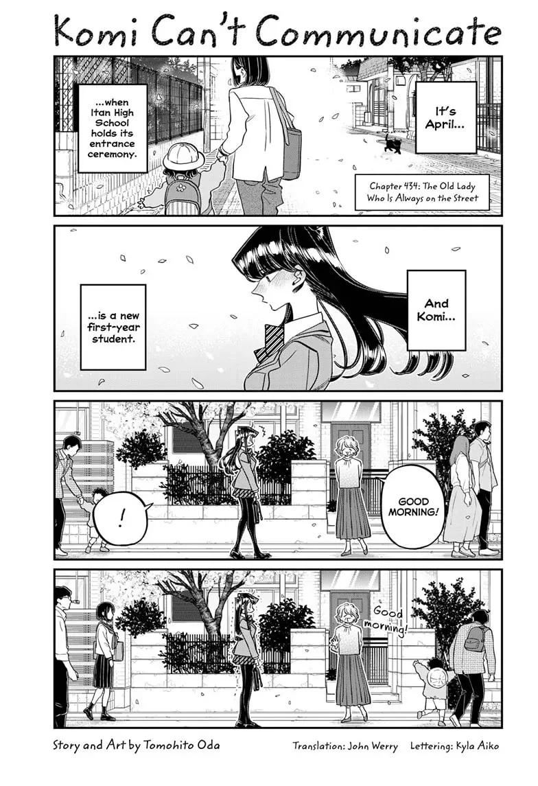 Komi Can't Communicate Chap 434 - Next Chap 435