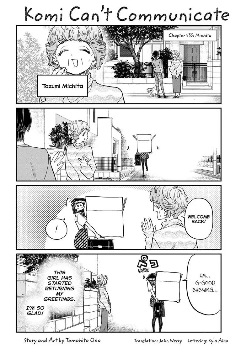 Komi Can't Communicate Chap 435 - Next Chap 436