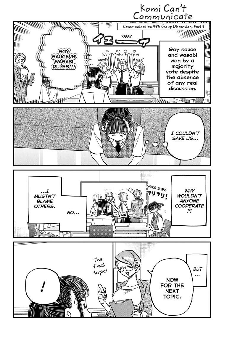 Komi Can't Communicate Chap 439 - Next Chap 440
