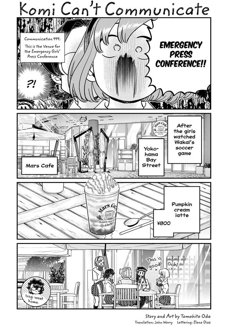 Komi Can't Communicate Chap 444 - Next Chap 445