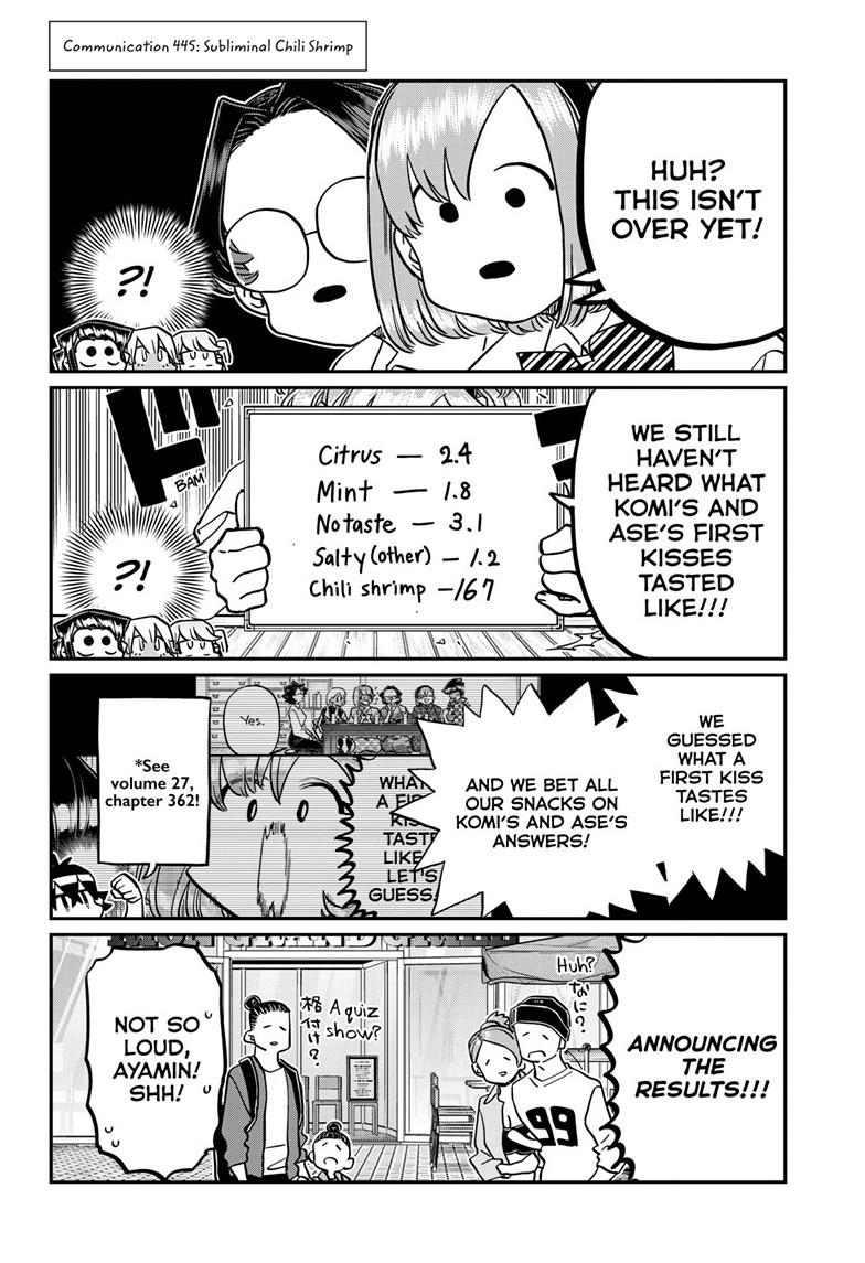 Komi Can't Communicate Chap 445 - Next Chap 446
