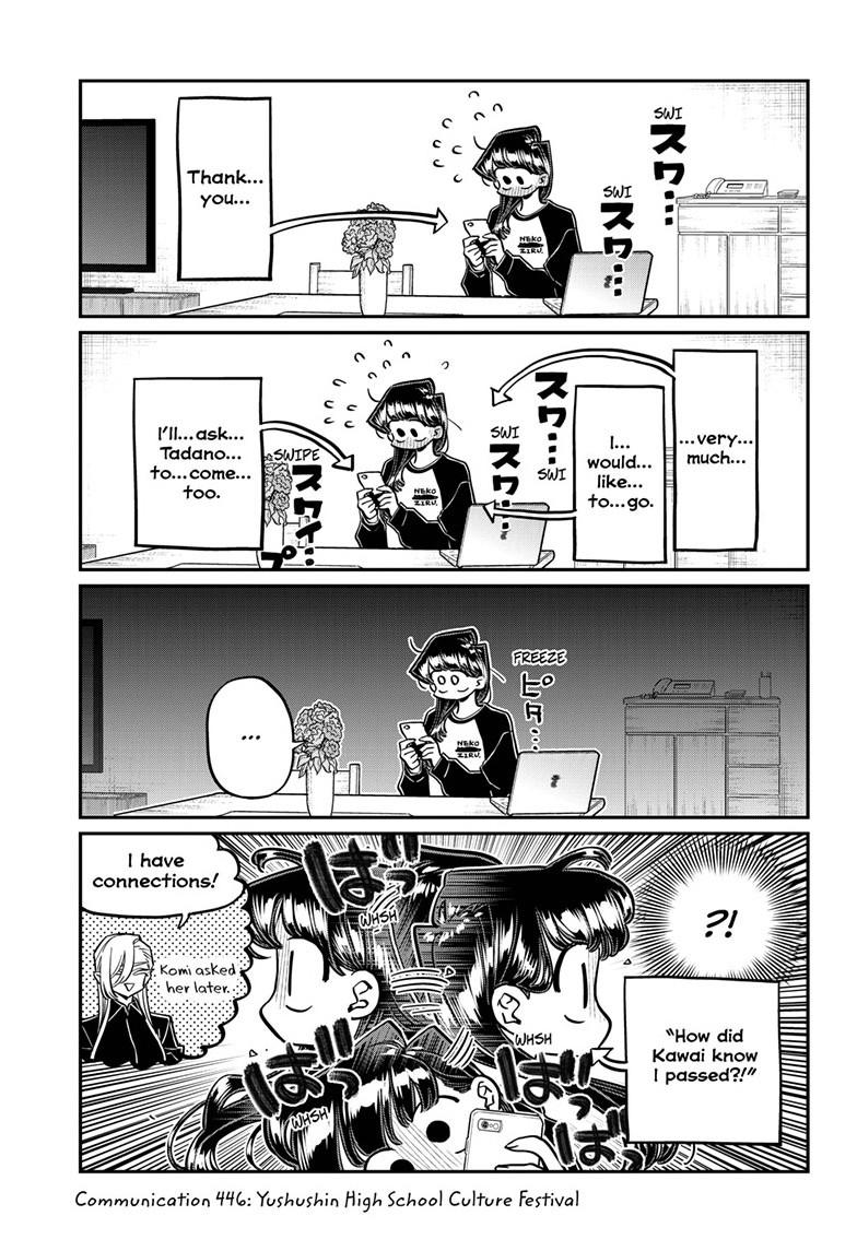 Komi Can't Communicate Chap 446 - Next Chap 447