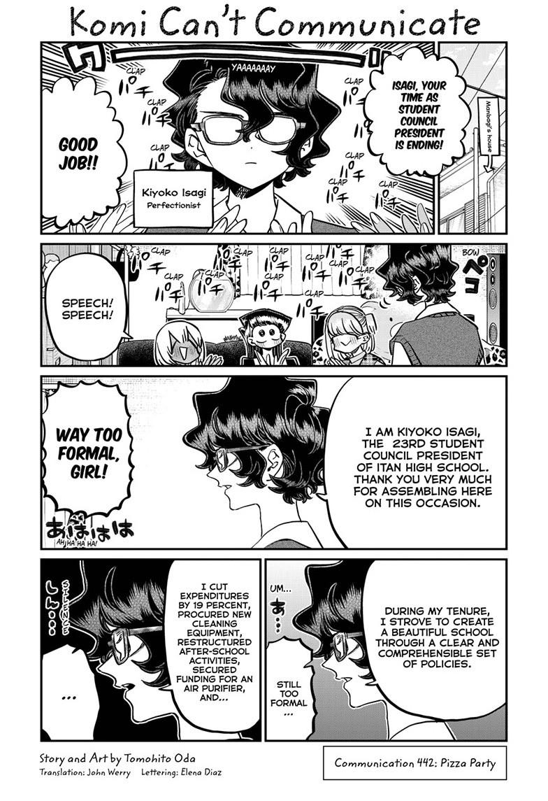Komi Can't Communicate Chap 442 - Next Chap 443