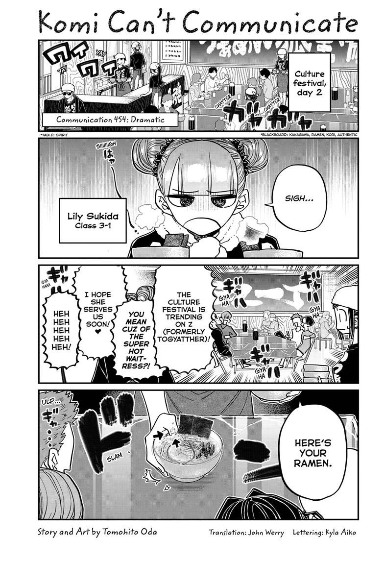 Komi Can't Communicate Chap 454 - Next Chap 455