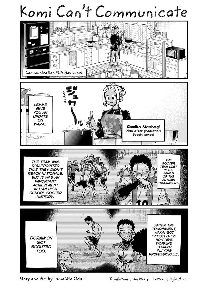 Komi Can't Communicate Chap 467 - Next Chap 468