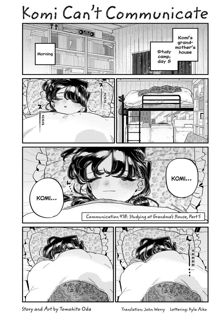 Komi Can't Communicate Chap 478 - Next Chap 479