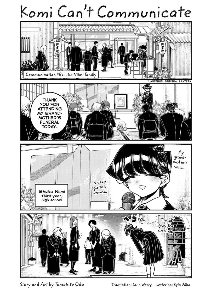 Komi Can't Communicate Chap 485 - Next Chap 486