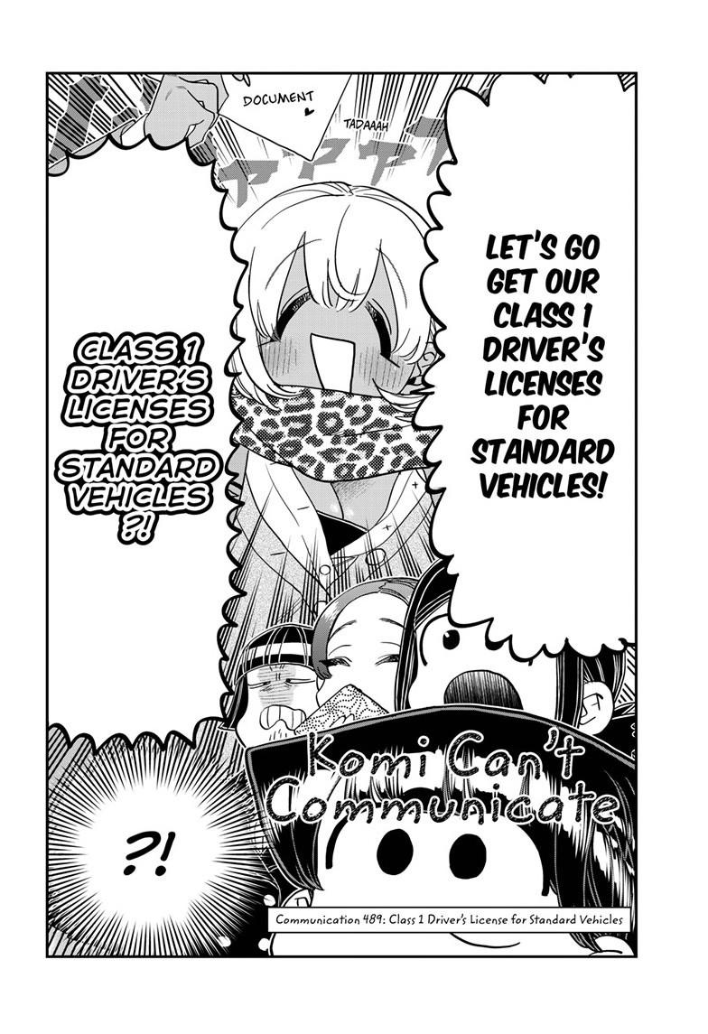 Komi Can't Communicate Chap 489 - Next Chap 490