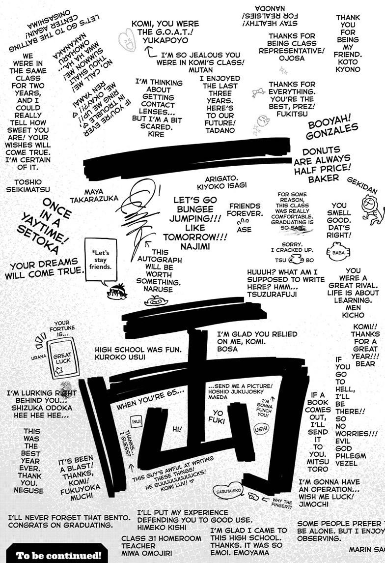 Komi Can't Communicate Chap 497 - Next Chap 498