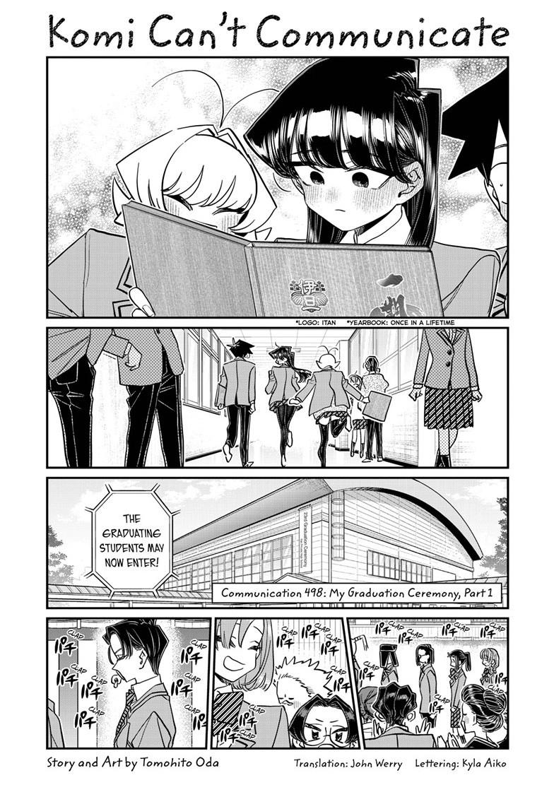 Komi Can't Communicate Chap 498 - Next Chap 499