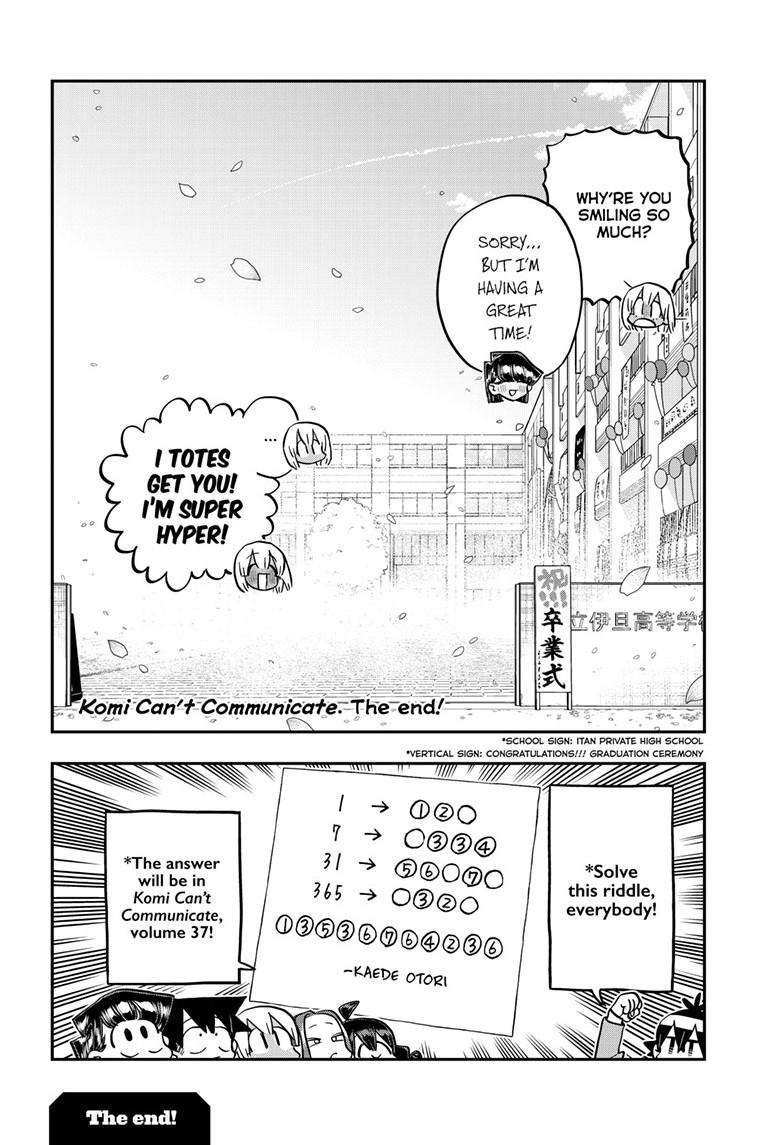 Komi Can't Communicate Chap 499 - Next Chap 500