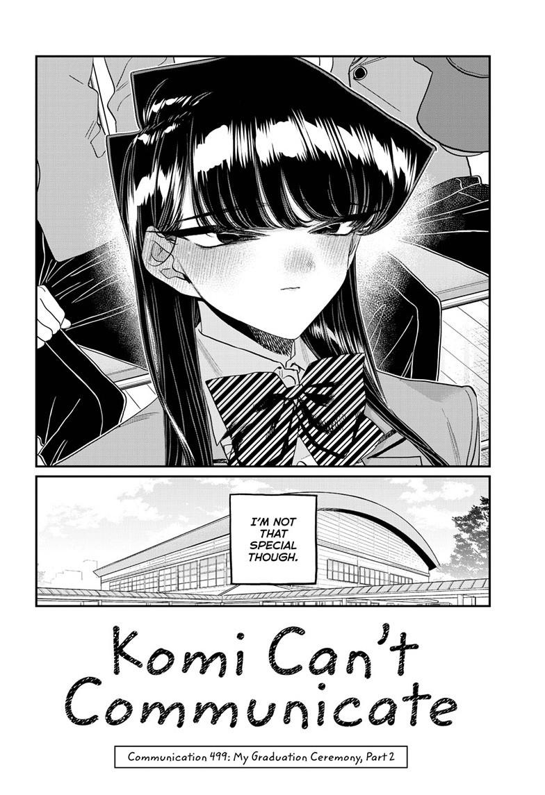 Komi Can't Communicate Chap 499 - Next Chap 500
