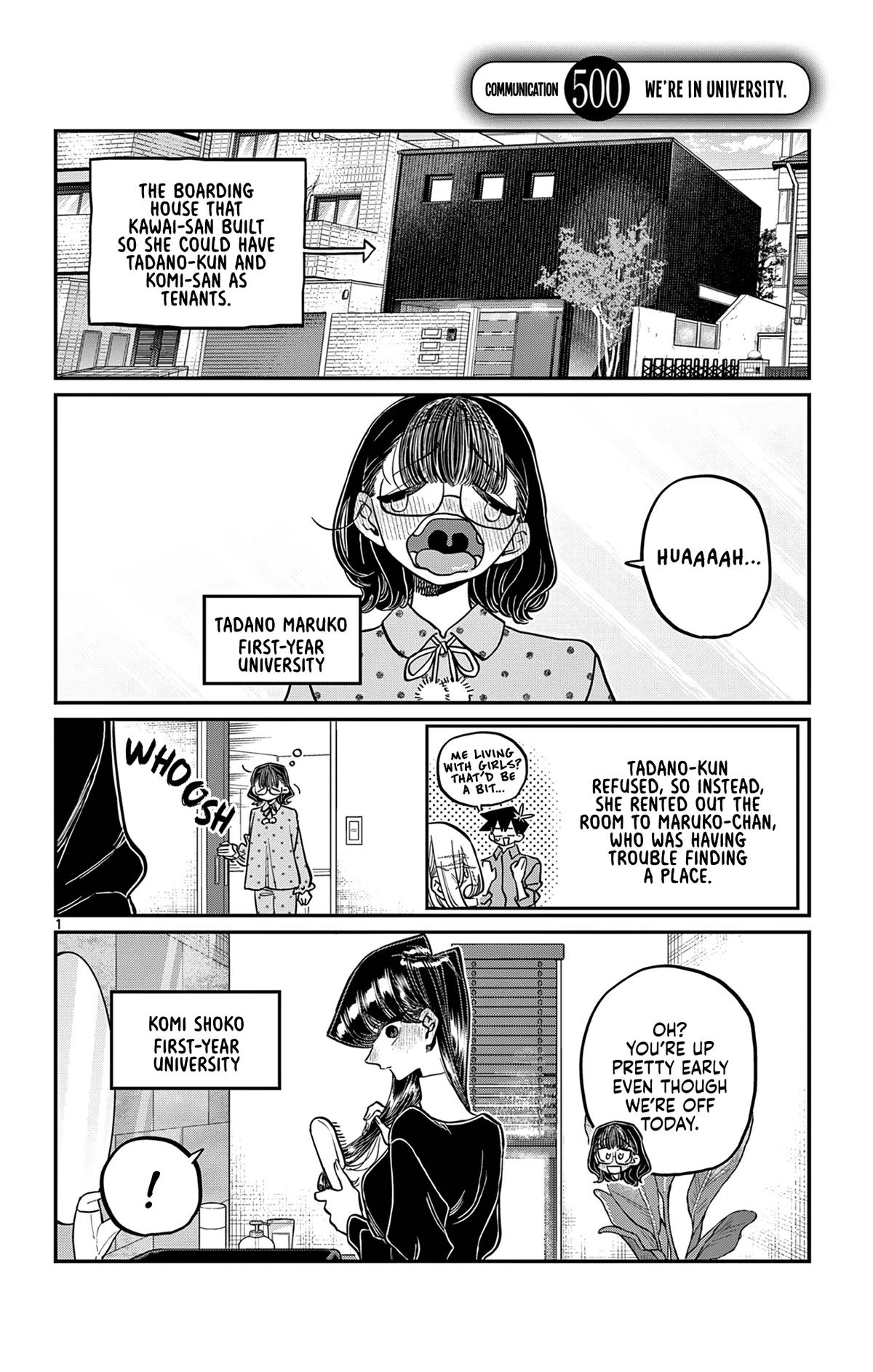 Komi Can't Communicate Chap 500 - Next Chap 501