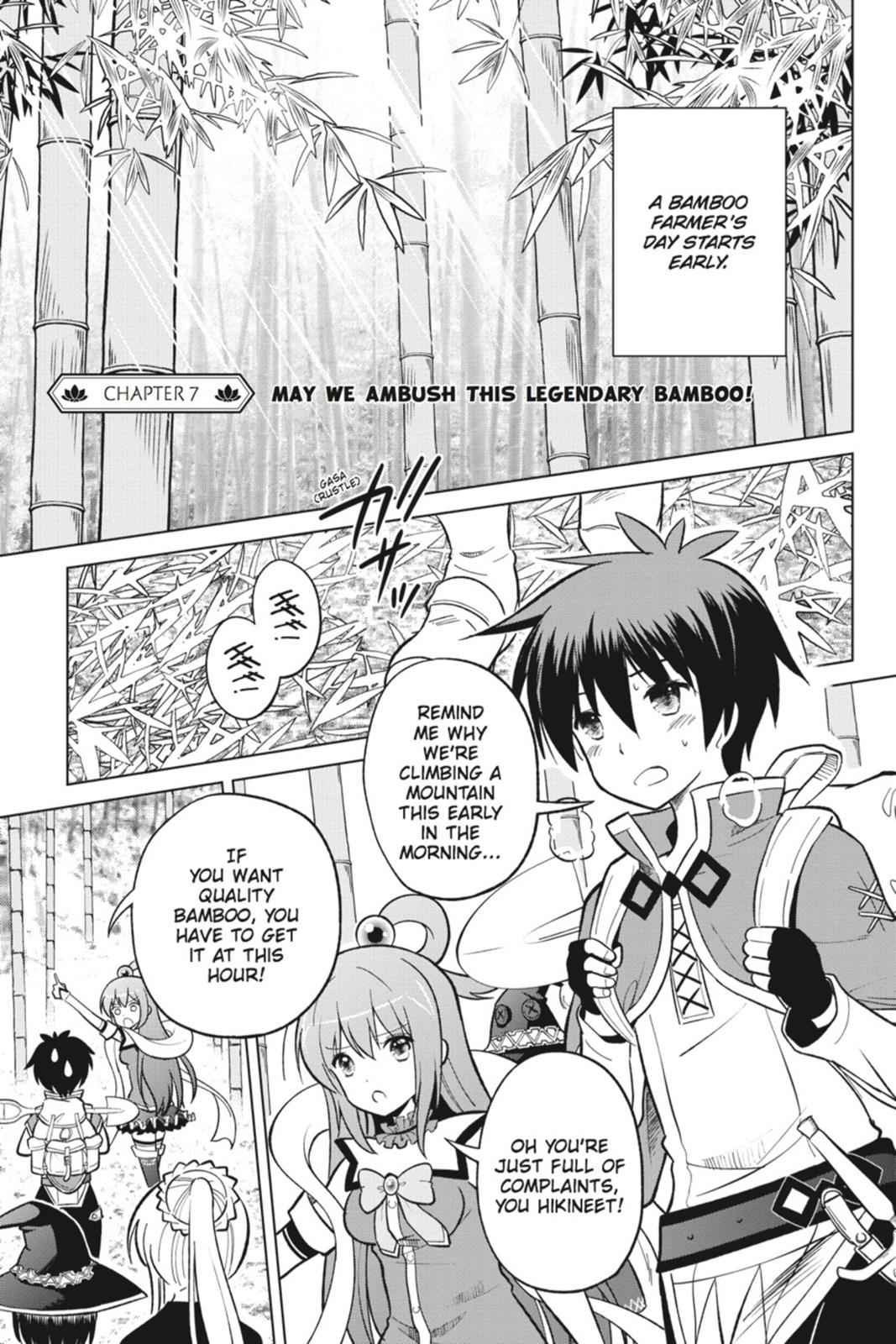 Kono Subarashii Sekai ni Shukufuku o! Chap 7 - Next Chap 8