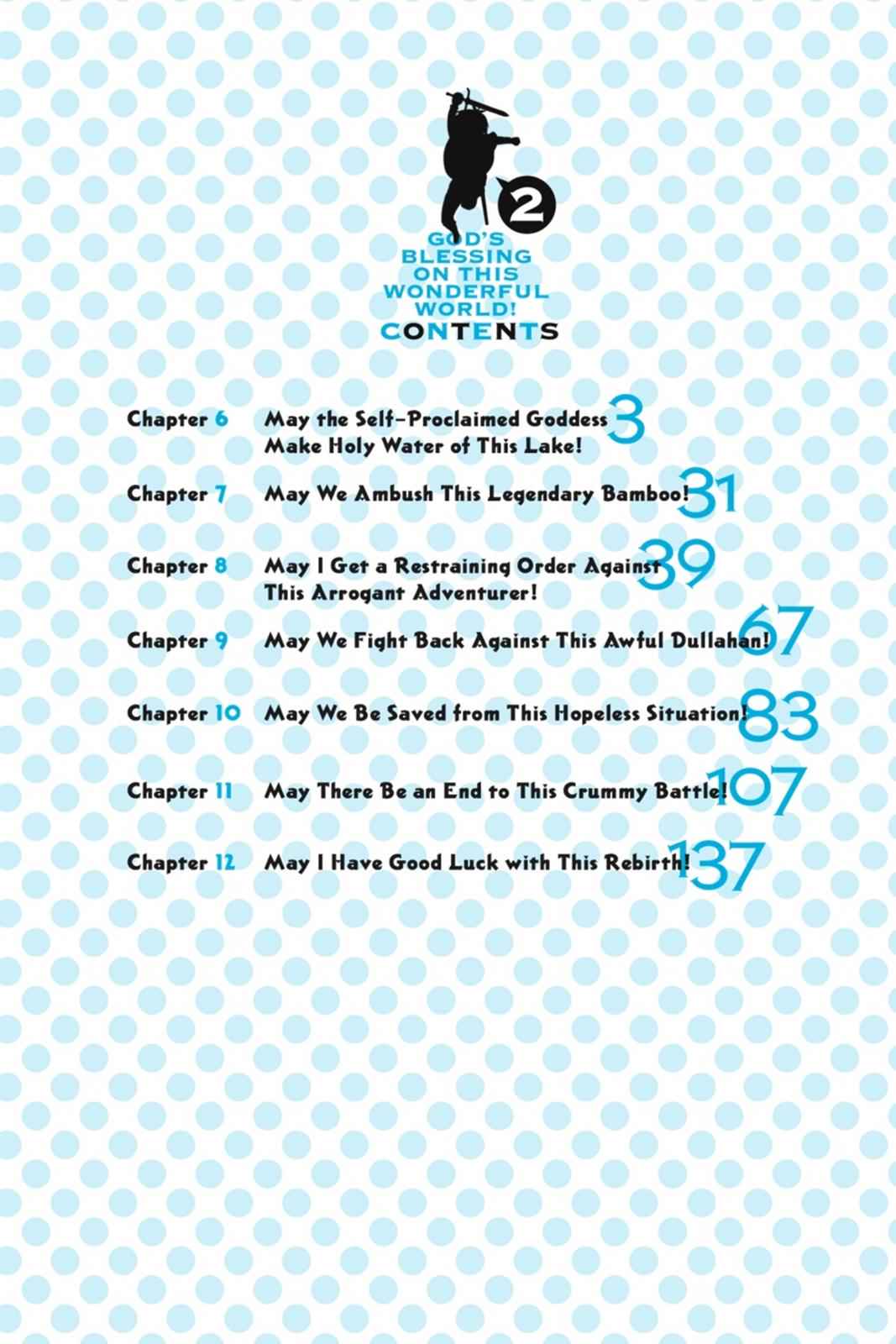 Kono Subarashii Sekai ni Shukufuku o! Chap 6 - Next Chap 7