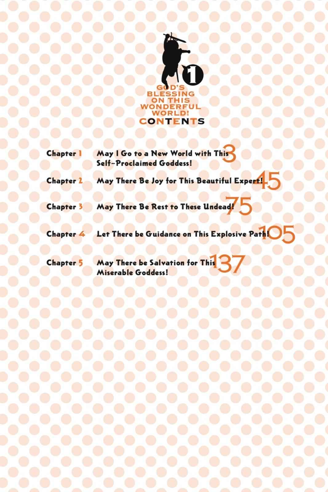 Kono Subarashii Sekai ni Shukufuku o! Chap 1 - Next Chap 2