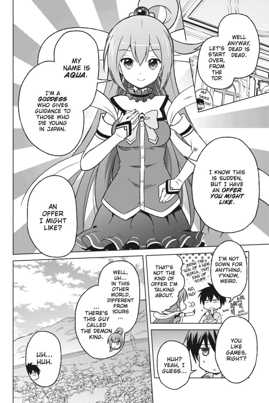 Kono Subarashii Sekai ni Shukufuku o! Chap 1 - Next Chap 2