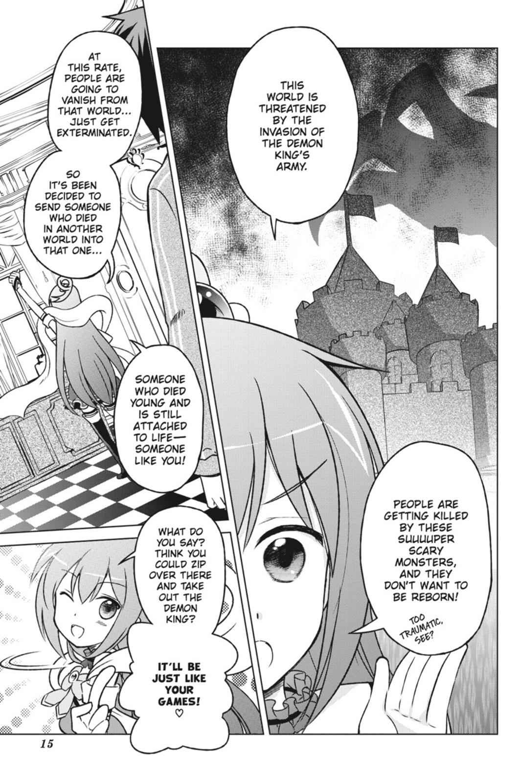 Kono Subarashii Sekai ni Shukufuku o! Chap 1 - Next Chap 2