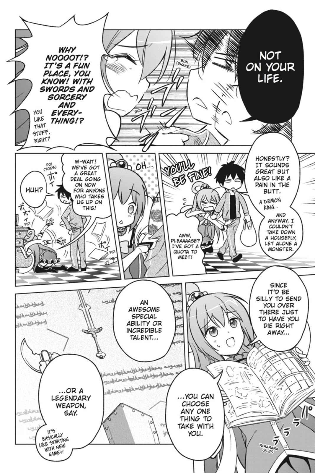 Kono Subarashii Sekai ni Shukufuku o! Chap 1 - Next Chap 2