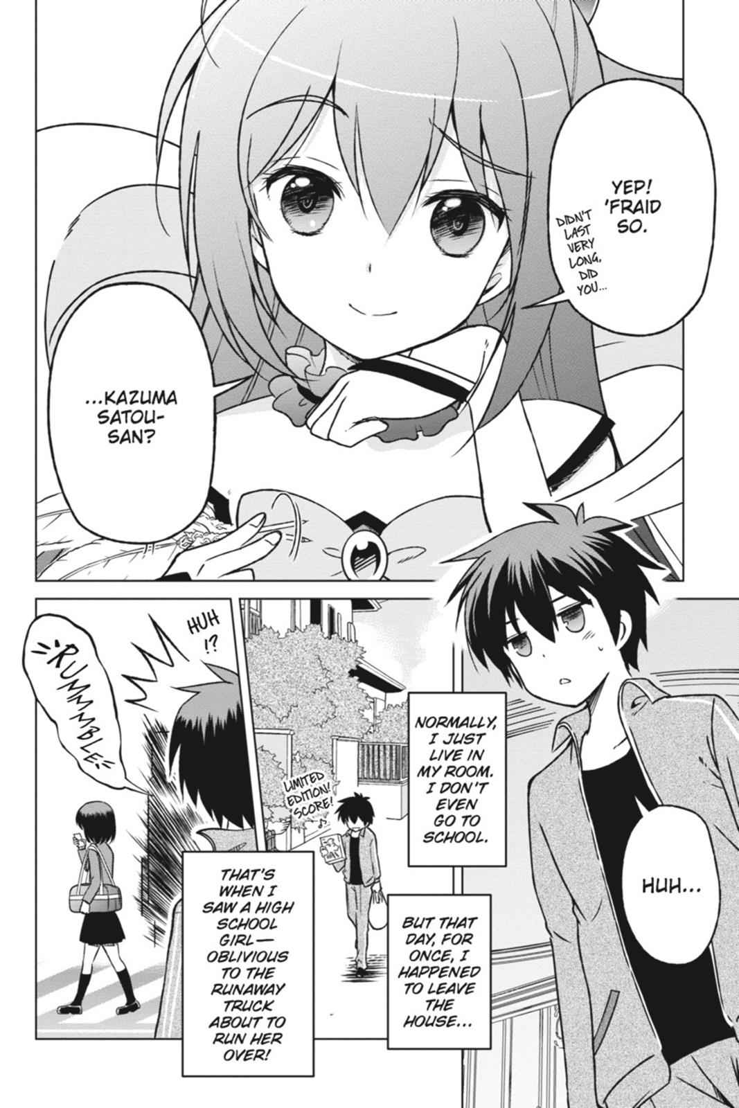 Kono Subarashii Sekai ni Shukufuku o! Chap 1 - Next Chap 2