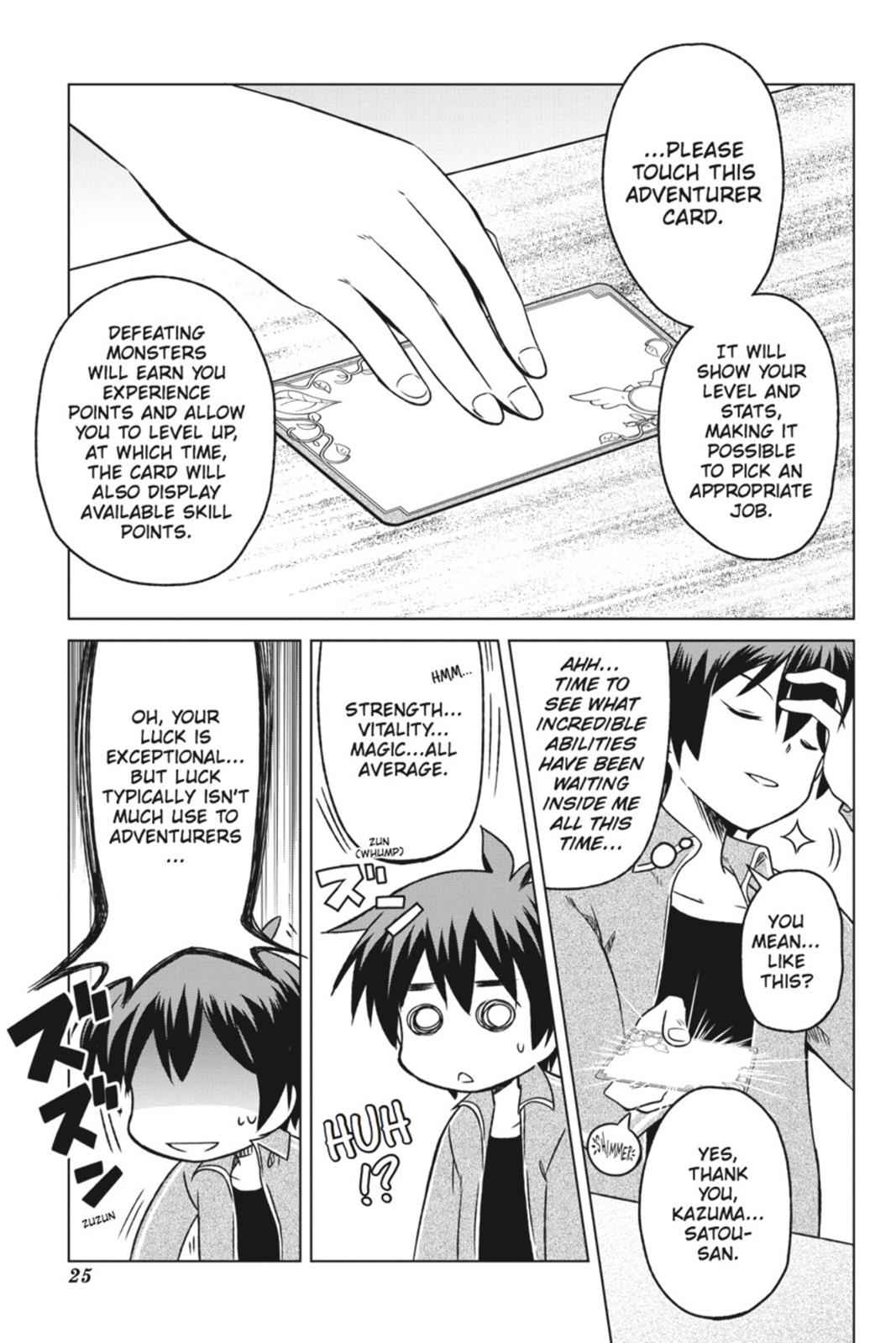 Kono Subarashii Sekai ni Shukufuku o! Chap 1 - Next Chap 2