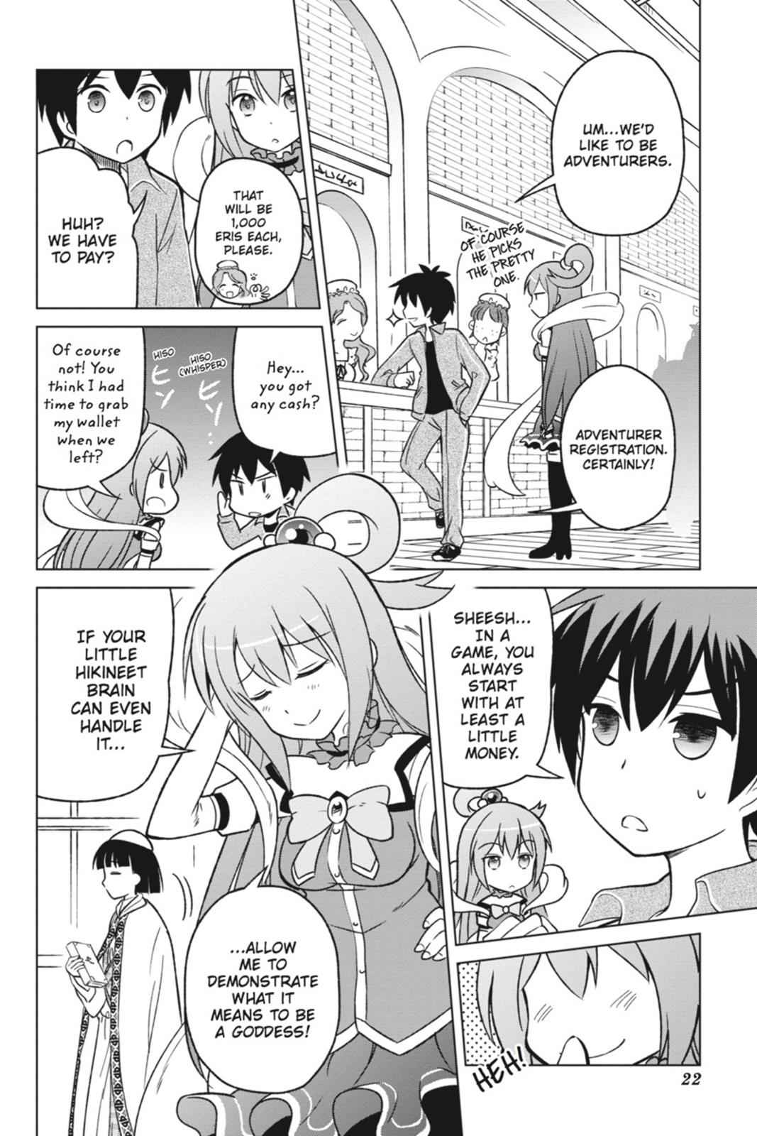 Kono Subarashii Sekai ni Shukufuku o! Chap 1 - Next Chap 2