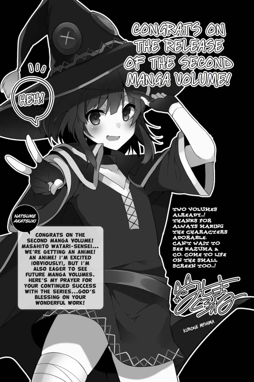 Kono Subarashii Sekai ni Shukufuku o! Chap 12 - Next Chap 13