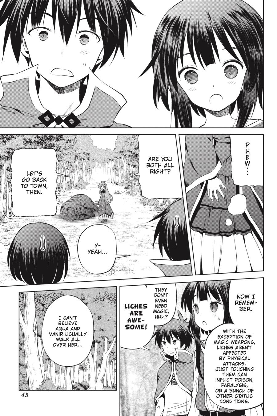 Kono Subarashii Sekai ni Shukufuku o! Chap 38 - Next Chap 39