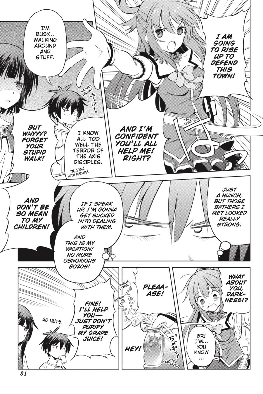 Kono Subarashii Sekai ni Shukufuku o! Chap 38 - Next Chap 39