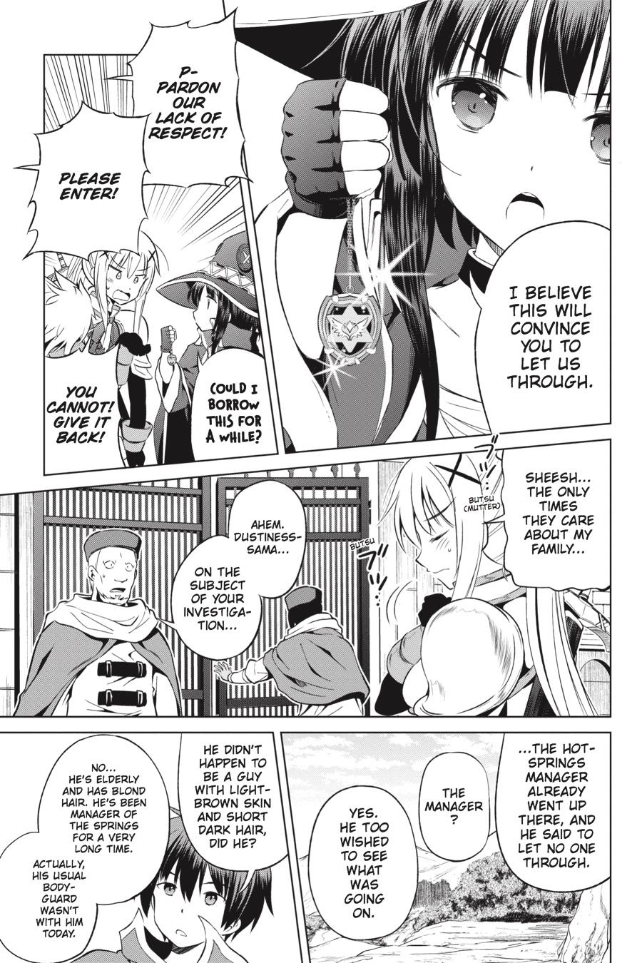 Kono Subarashii Sekai ni Shukufuku o! Chap 39 - Next Chap 40