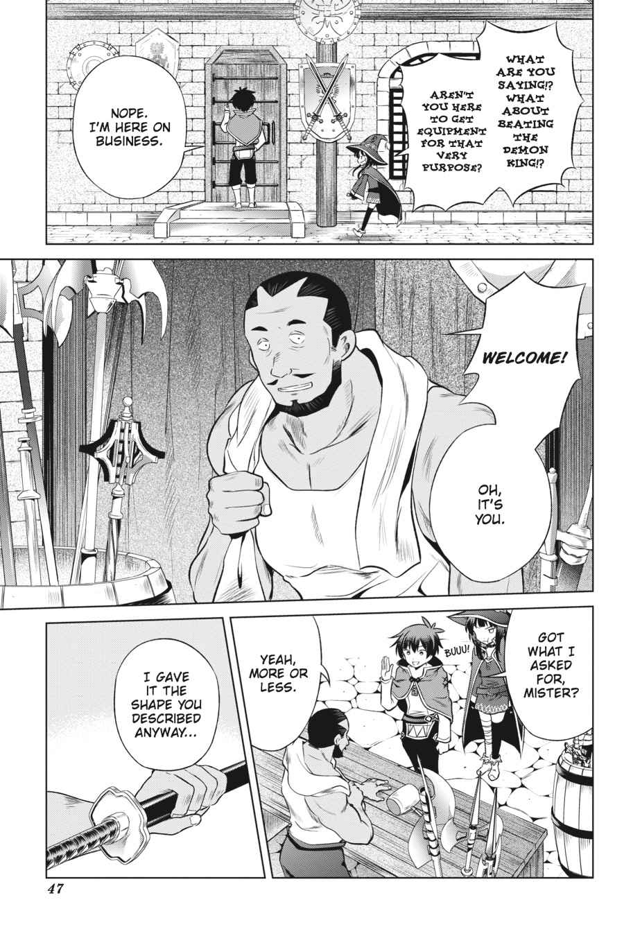 Kono Subarashii Sekai ni Shukufuku o! Chap 32 - Next Chap 33