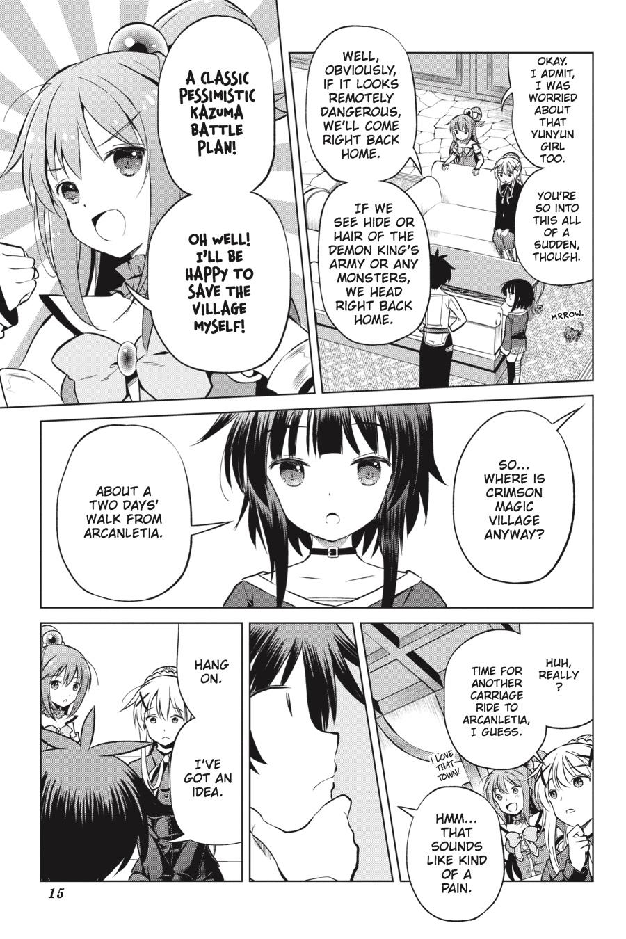 Kono Subarashii Sekai ni Shukufuku o! Chap 43 - Next Chap 44