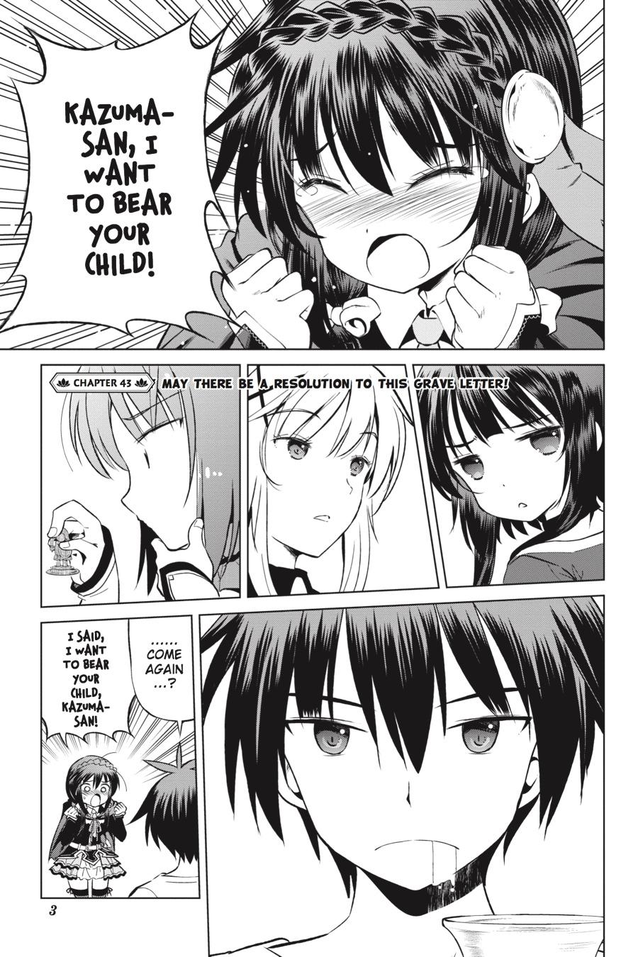 Kono Subarashii Sekai ni Shukufuku o! Chap 43 - Next Chap 44