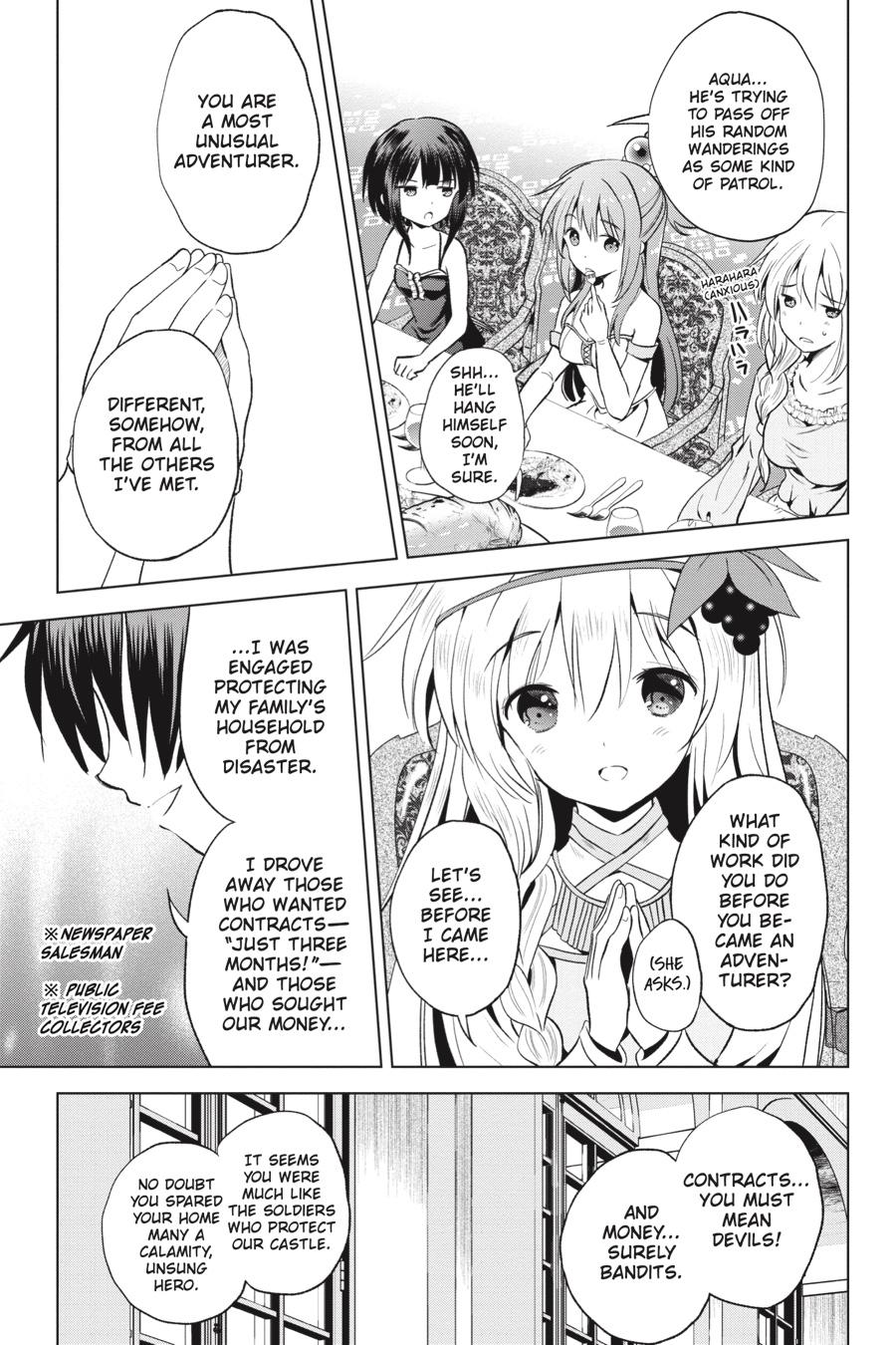 Kono Subarashii Sekai ni Shukufuku o! Chap 54 - Next Chap 55