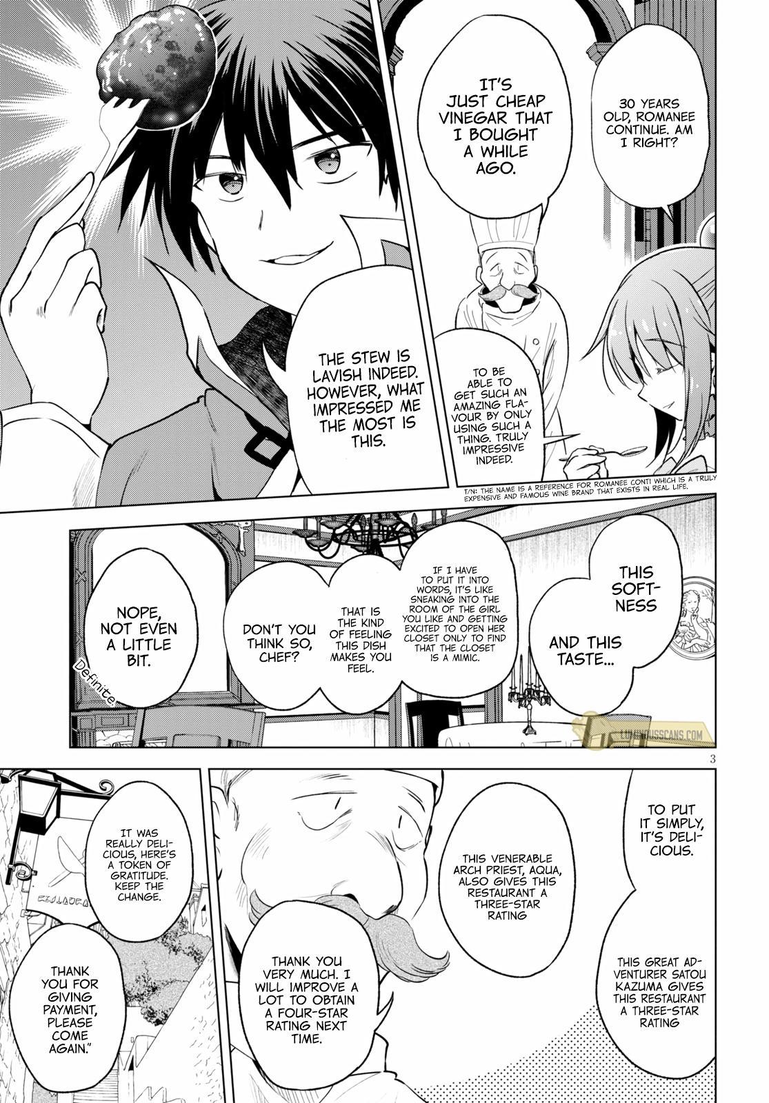 Kono Subarashii Sekai ni Shukufuku o! Chap 67 - Next Chap 68