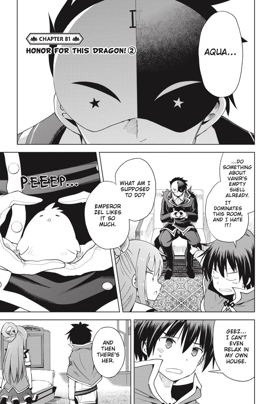 Kono Subarashii Sekai ni Shukufuku o! Chap 81 - Next Chap 82