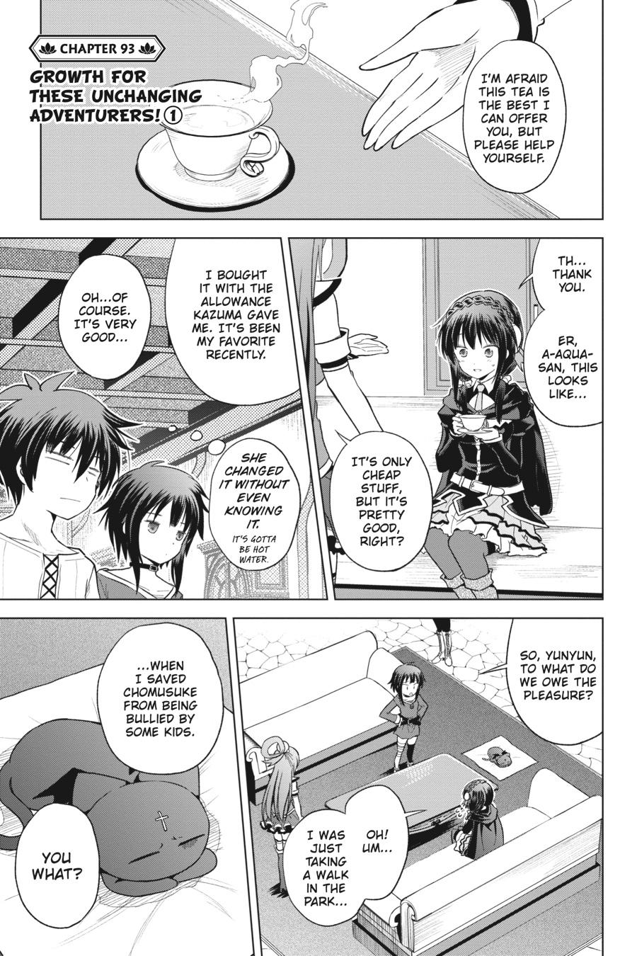 Kono Subarashii Sekai ni Shukufuku o! Chap 93 - Next Chap 94